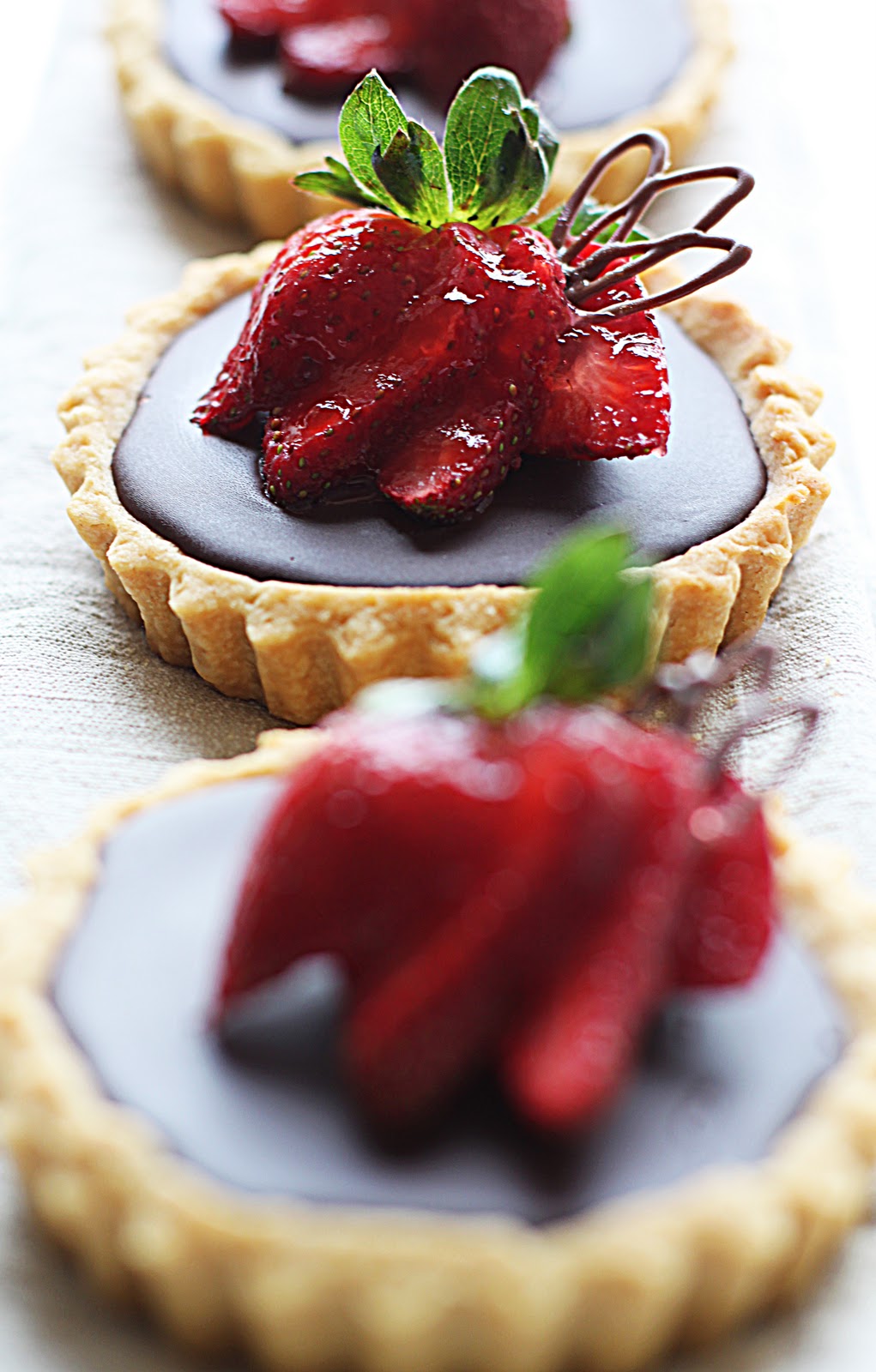 Strawberry Chocolate Tart