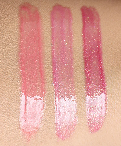 NYX Glam Gloss Aqua Luxe Swatches