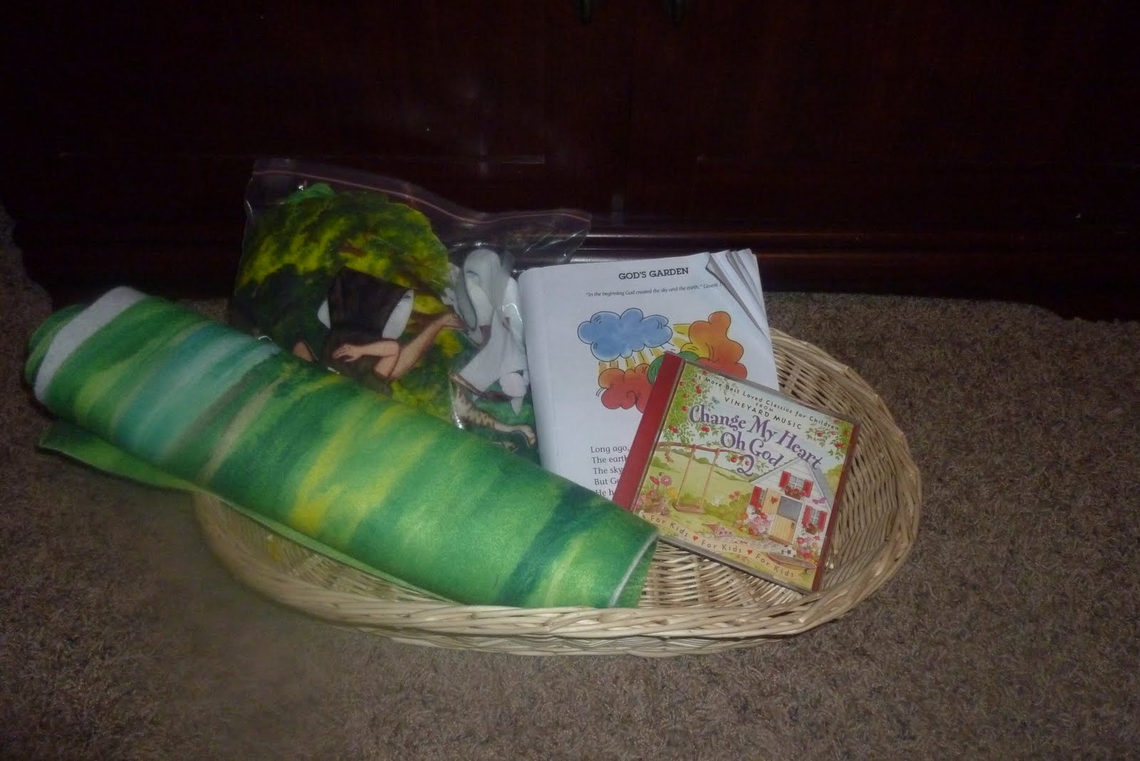 Our New "Bible Basket" Living, Loving, and Learning at Home
