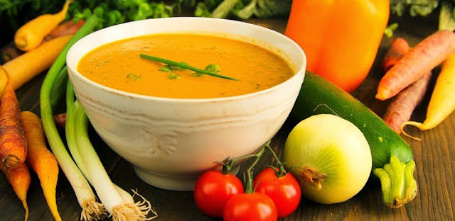 No inverno como se manter magra e linda? Sopa no inverno