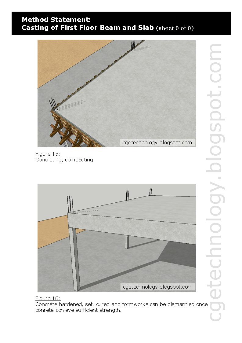 Don's Works Method Statement Casting of First Floor Beam and Slab