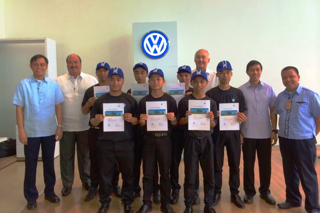 Don Bosco students graduate from Volkswagen PH Technician Apprenticeship Program Volkswagen Technican Apprentice Program