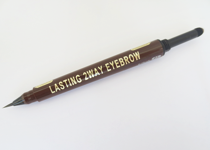 k-pallete lasting 2way eyebrow chocolate brown