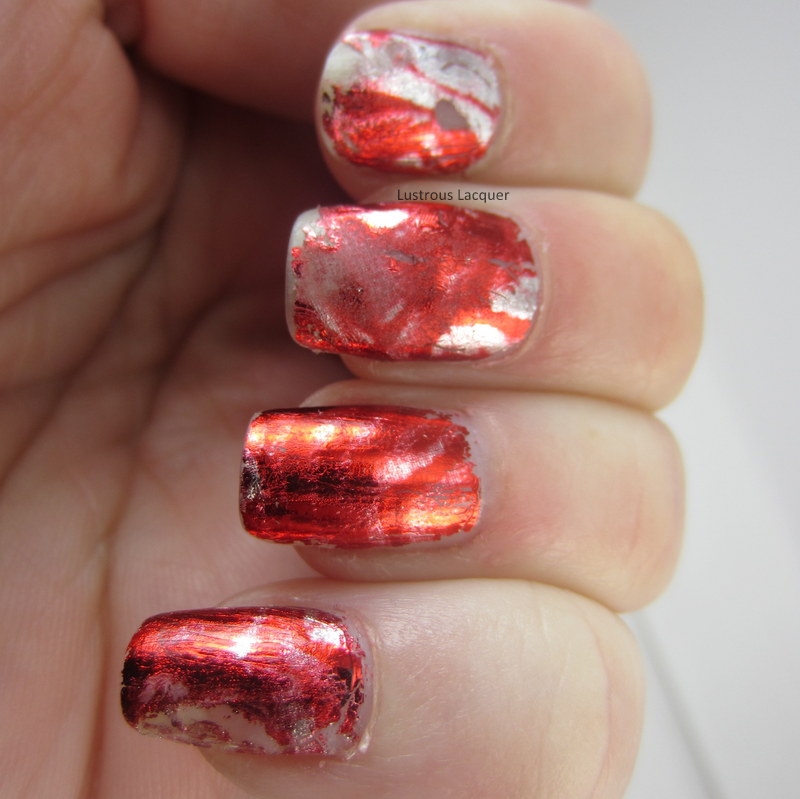 Finally a top coat that wont ruin nail foils! Sprout Raindrop clear