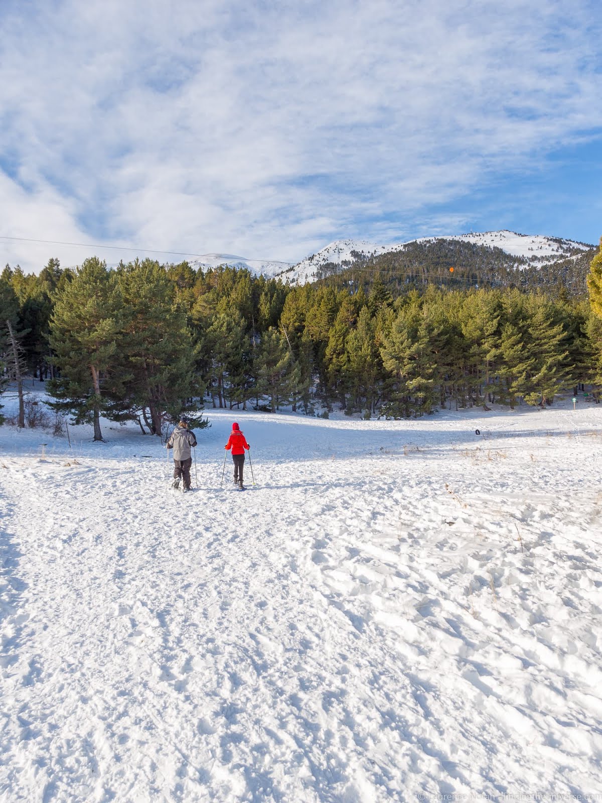 Skiing in the Spanish Pyrenees Finding the Universe