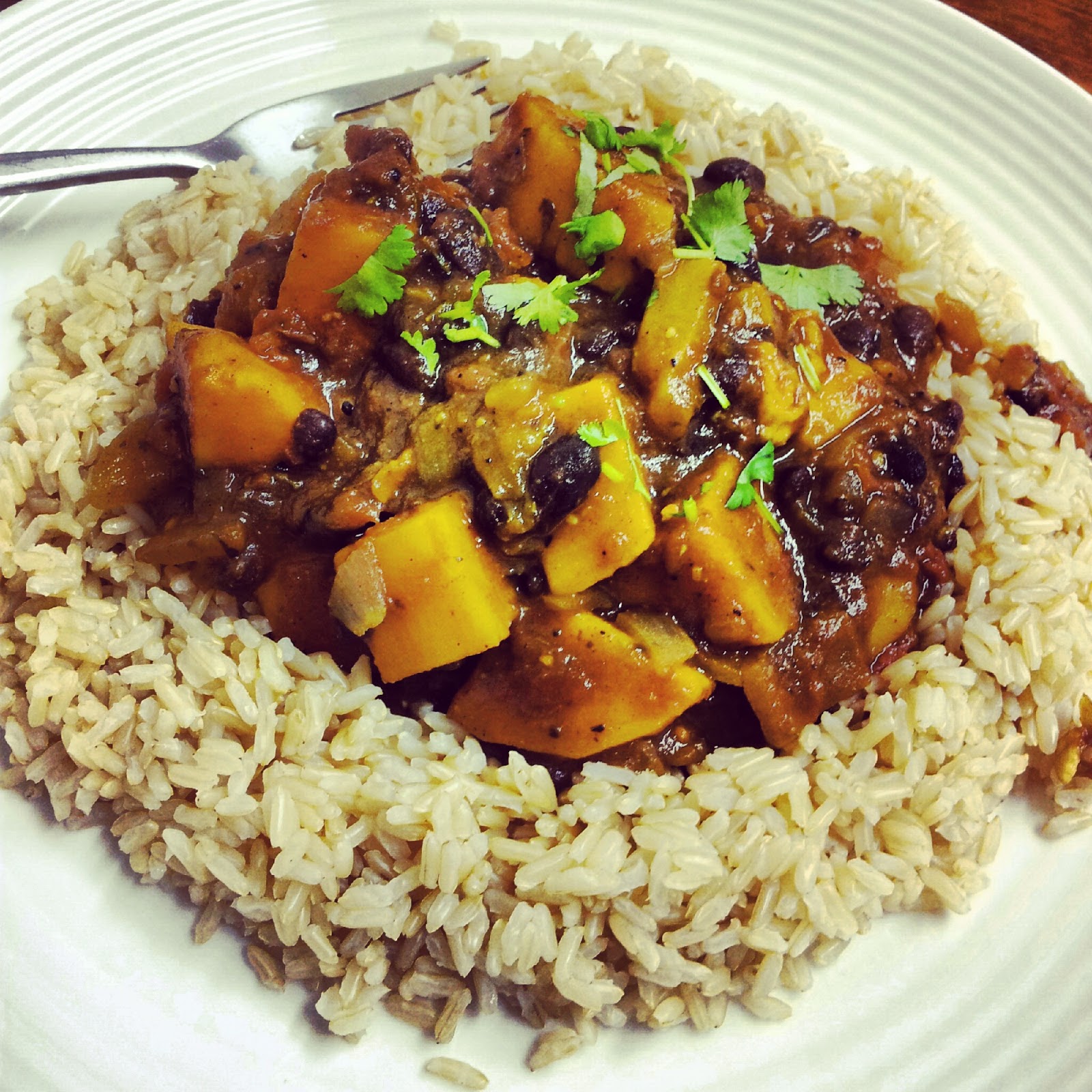 Pushy Galore Jerk Sweet Potato & Black Bean Curry