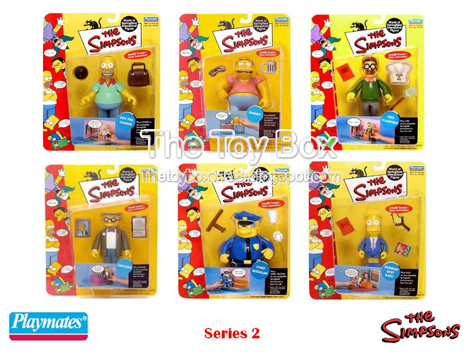 2-Pack Playmates BENJAMIN /& GARY The Simpsons Series 16 World Of Springfield Interactive Figure