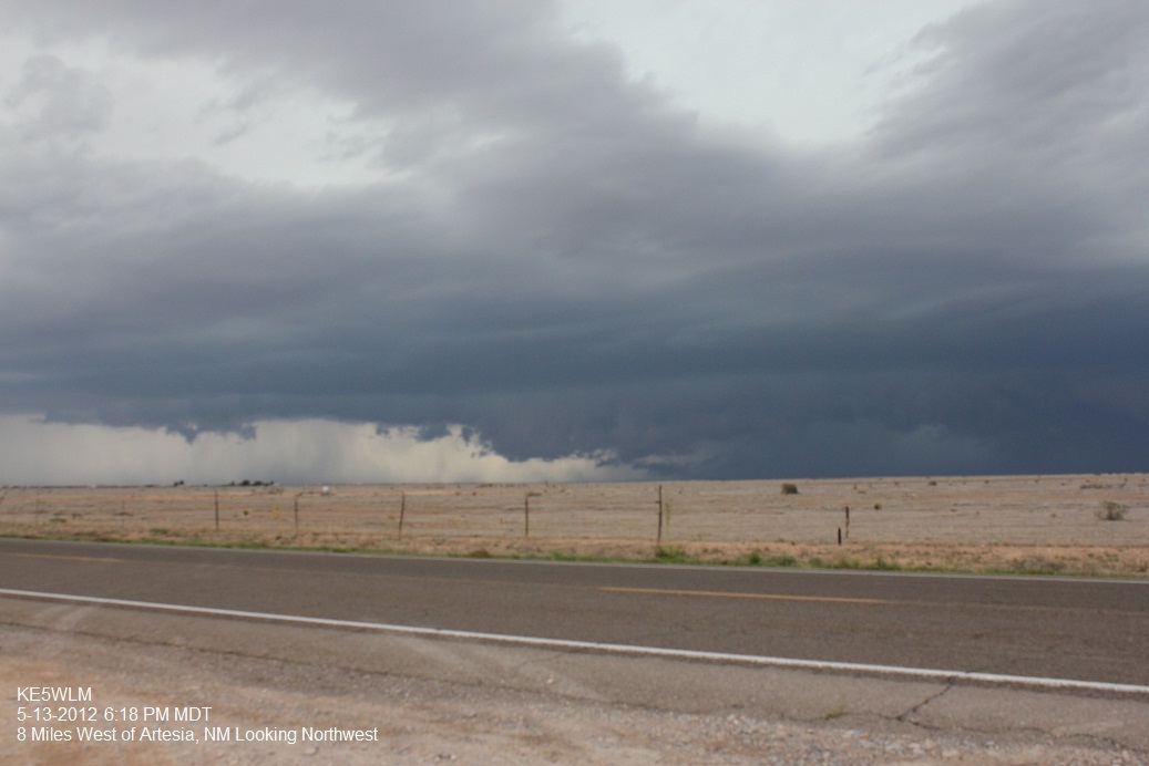 Artesia, New Mexico Shelf Cloud 5132012.
