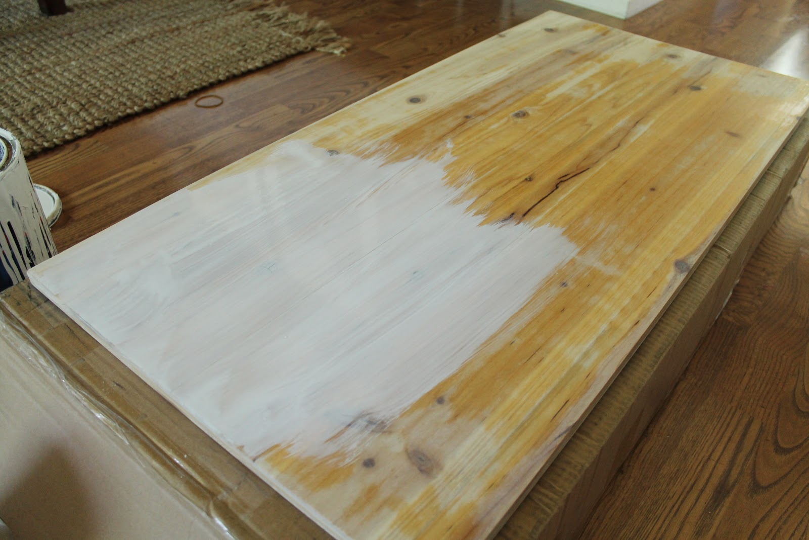 CopyCat Whitewashed Coffee Table Chris Loves Julia