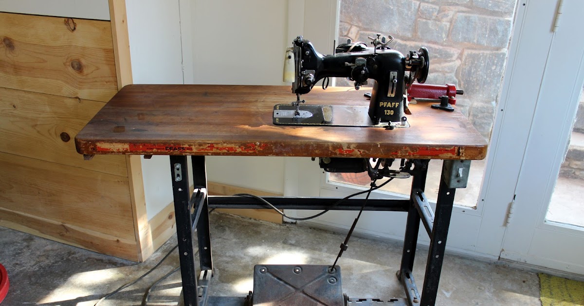 A Sewing Life Pfaff 130 in an Industrial Table
