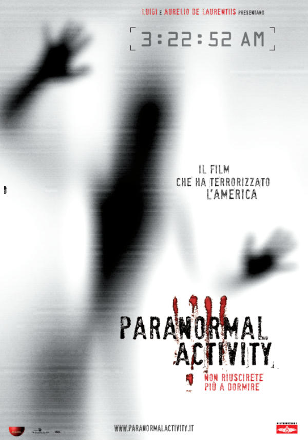 paranormal activity, poster, locandina