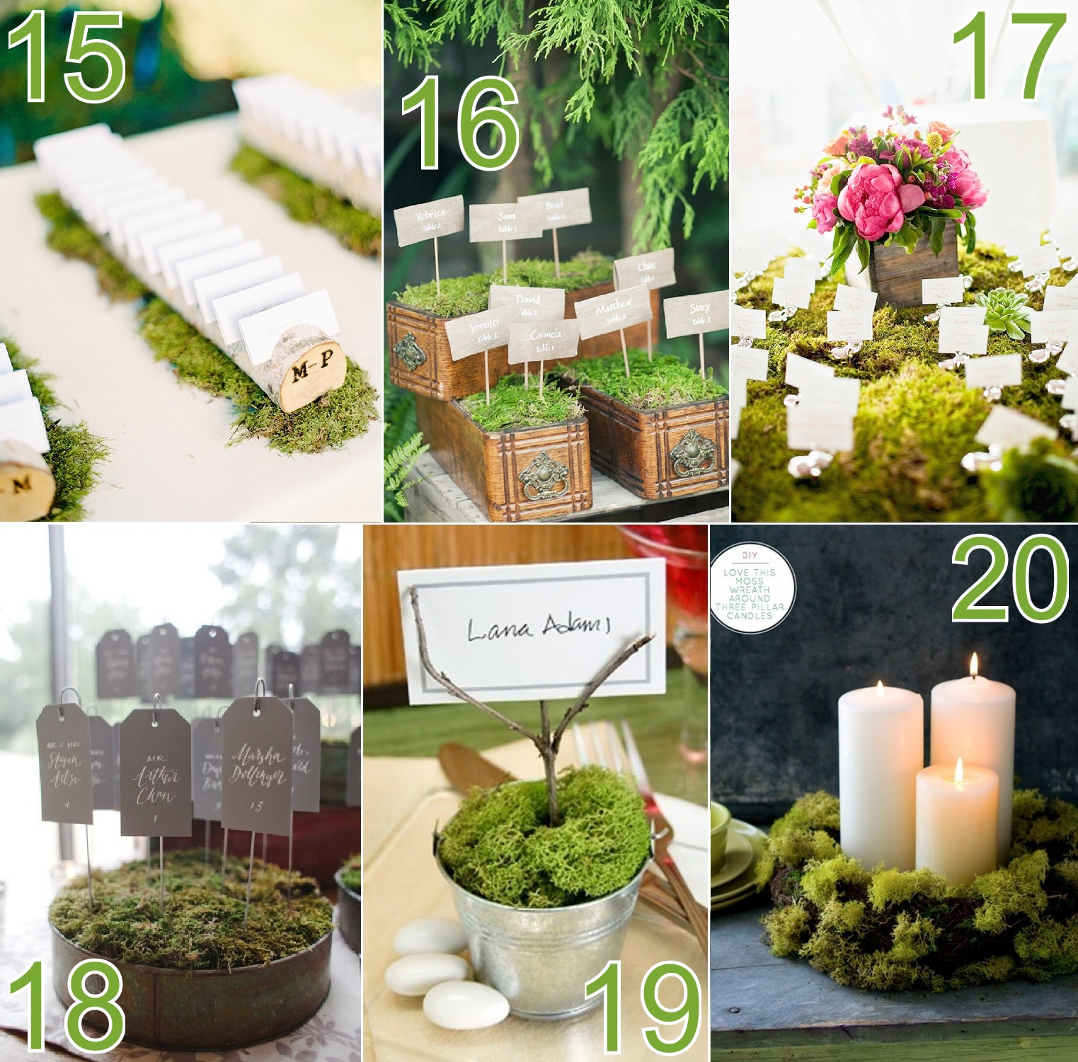 32 Crafts Ideas using Moss The Scrap Shoppe