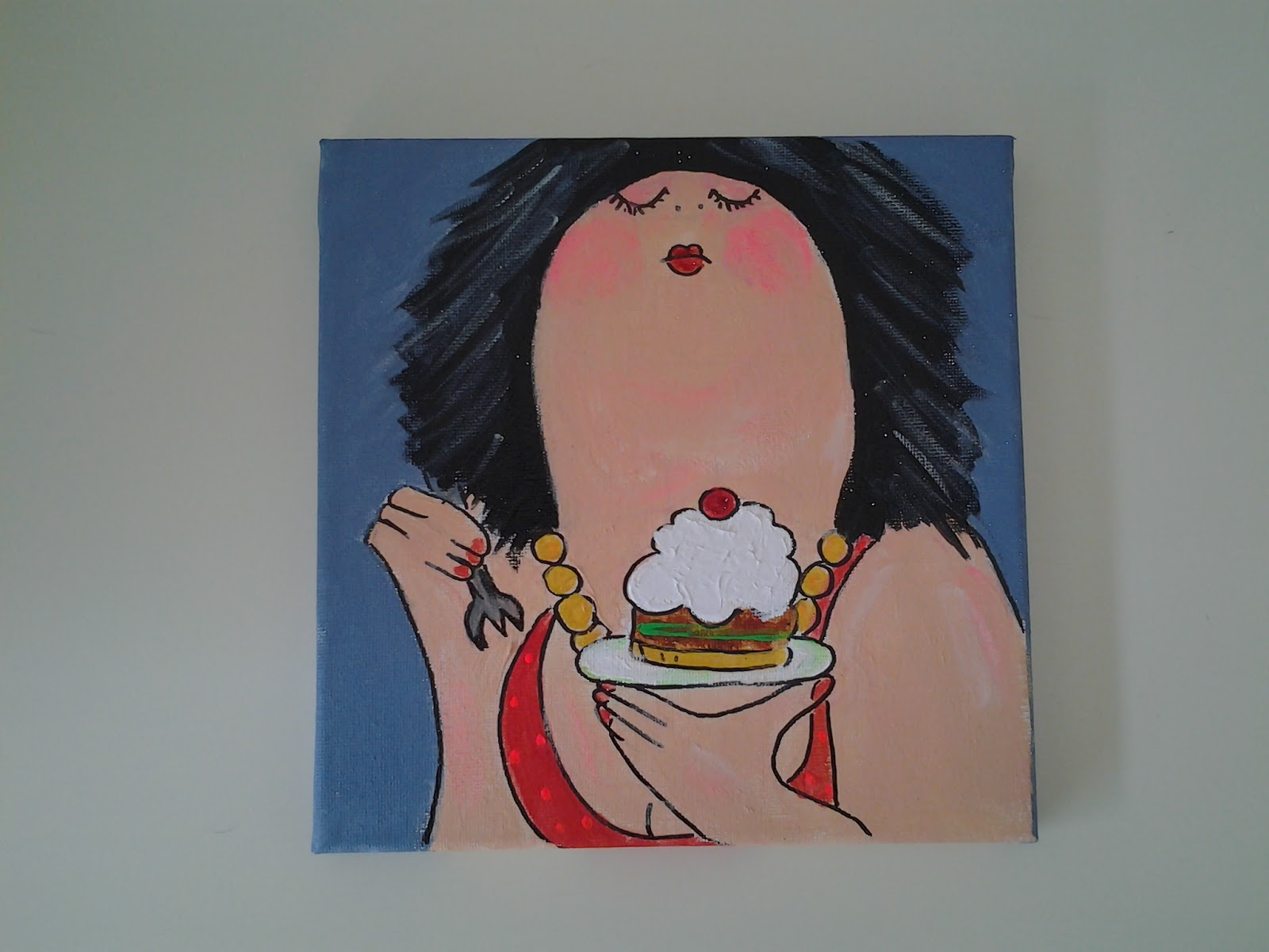 Hannah Design by Shannon zelf Dikke Dame schilderen