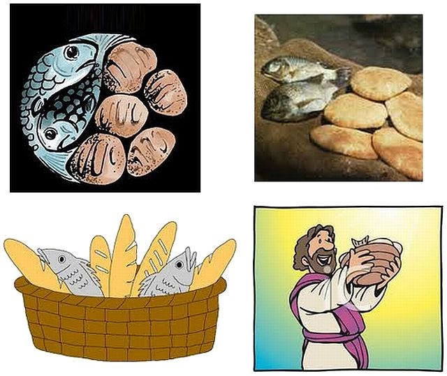 Oh, Life! All Life. Jesus Feeds the Five Thousand Bread and Fish for All