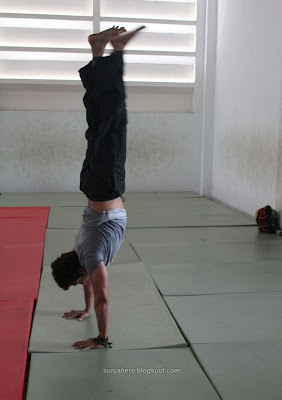Surya Practising Martial Arts Exclusive