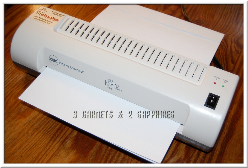 3 & 2 Sapphires My GBC Creative Laminator Makes Craft and Kids
