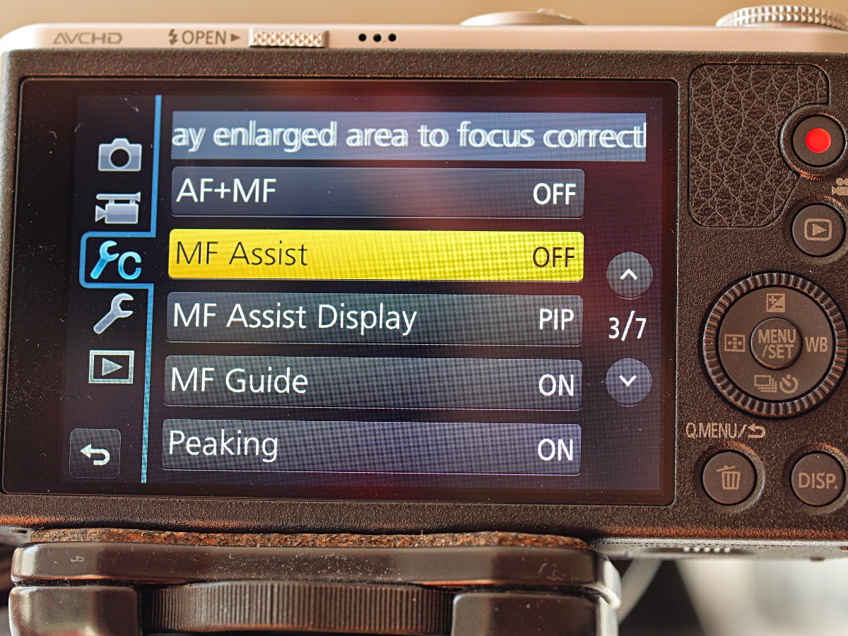 Micro 4/3rds Photography: Focus peaking with Lumix GM1