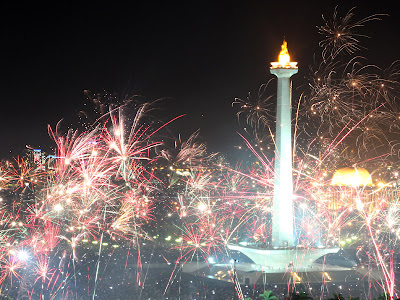 Perayaan Tahun Baru 2012 di Indonesia