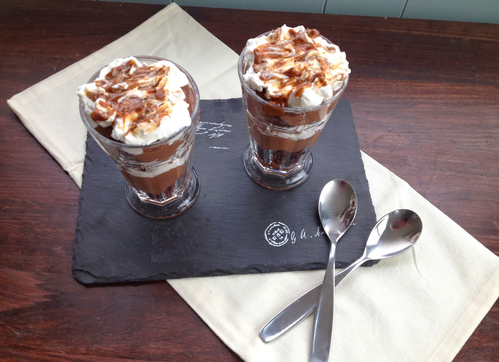 Decadent Kahlua Cake Chocolate Trifle with Dulce de Leche