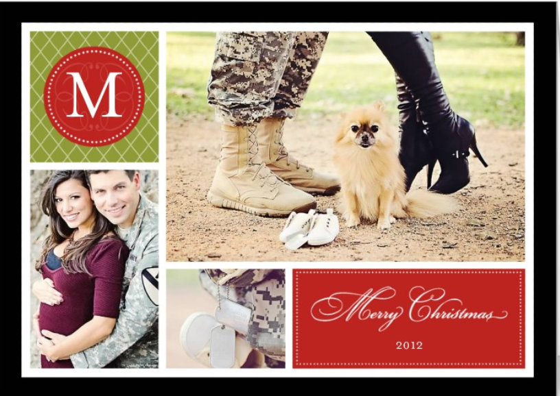 christmas pregnancy announcement card