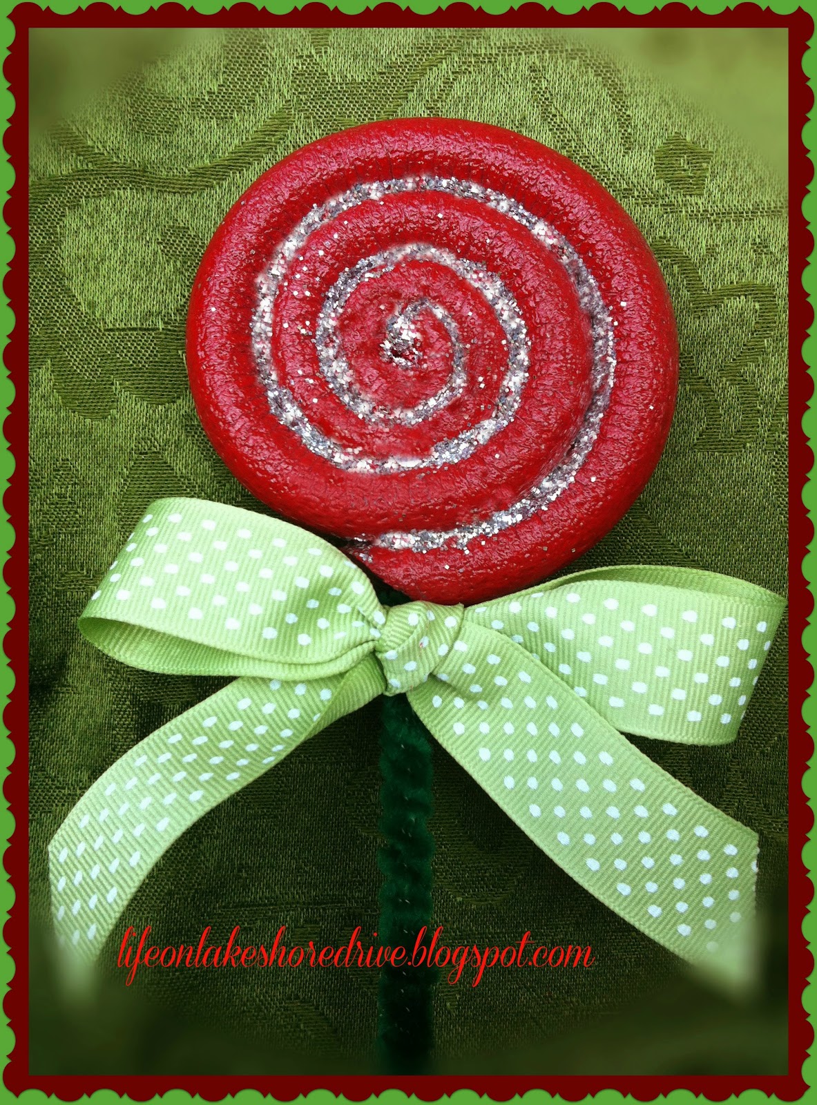 Christmas Lollipop Ornament Tutorial Life on Lakeshore Drive