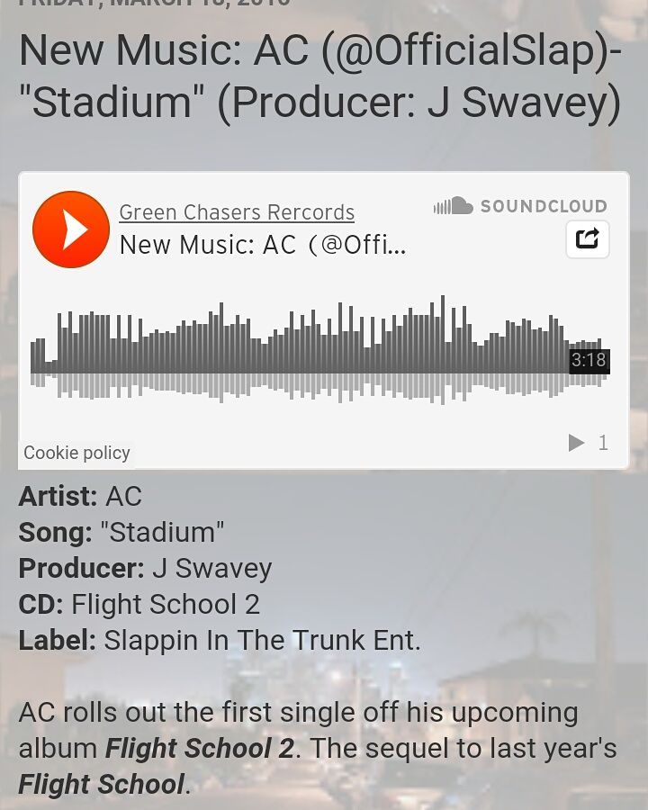 New Music: AC - "Stadium" (Producer: J Swavey)