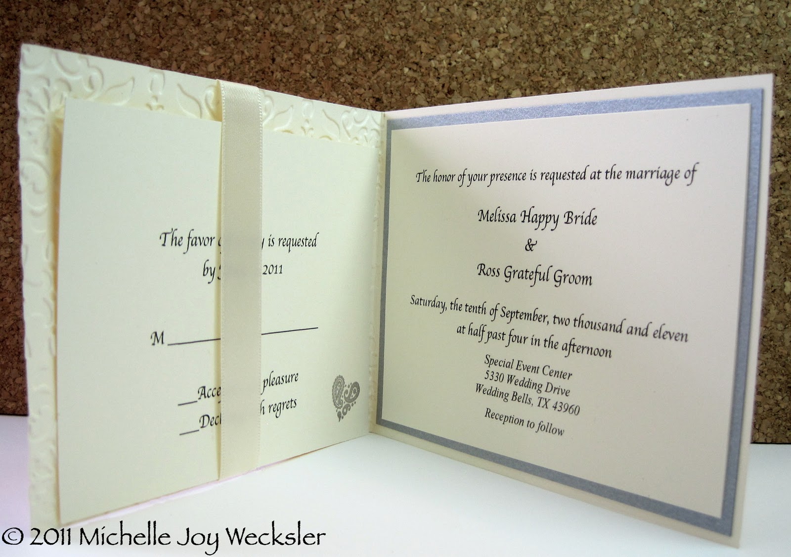 Figments of my Imagination Vintage Wallpaper Embossing Folder Wedding