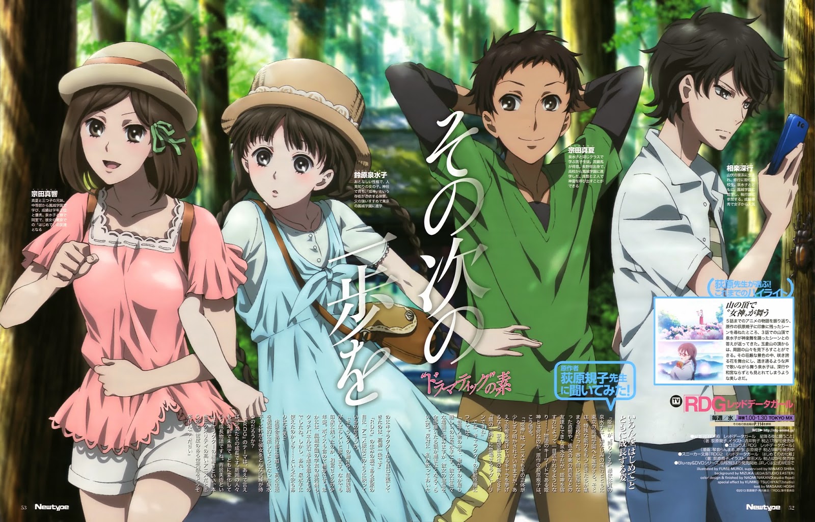 El rincón perdido Reseña Anime RDG Red Data Girl