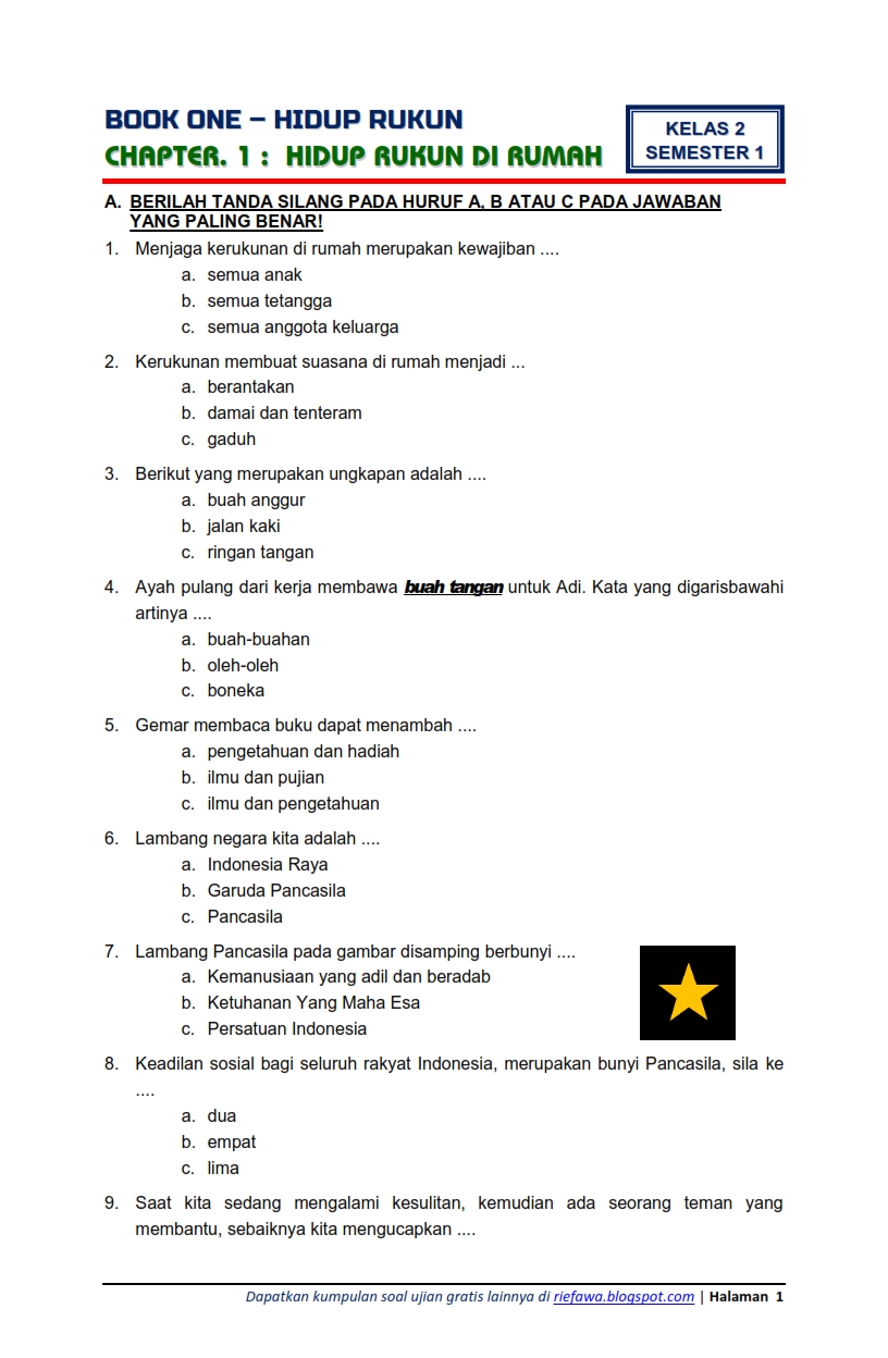 Casey Bennett Contoh Soal Sd Kelas 1