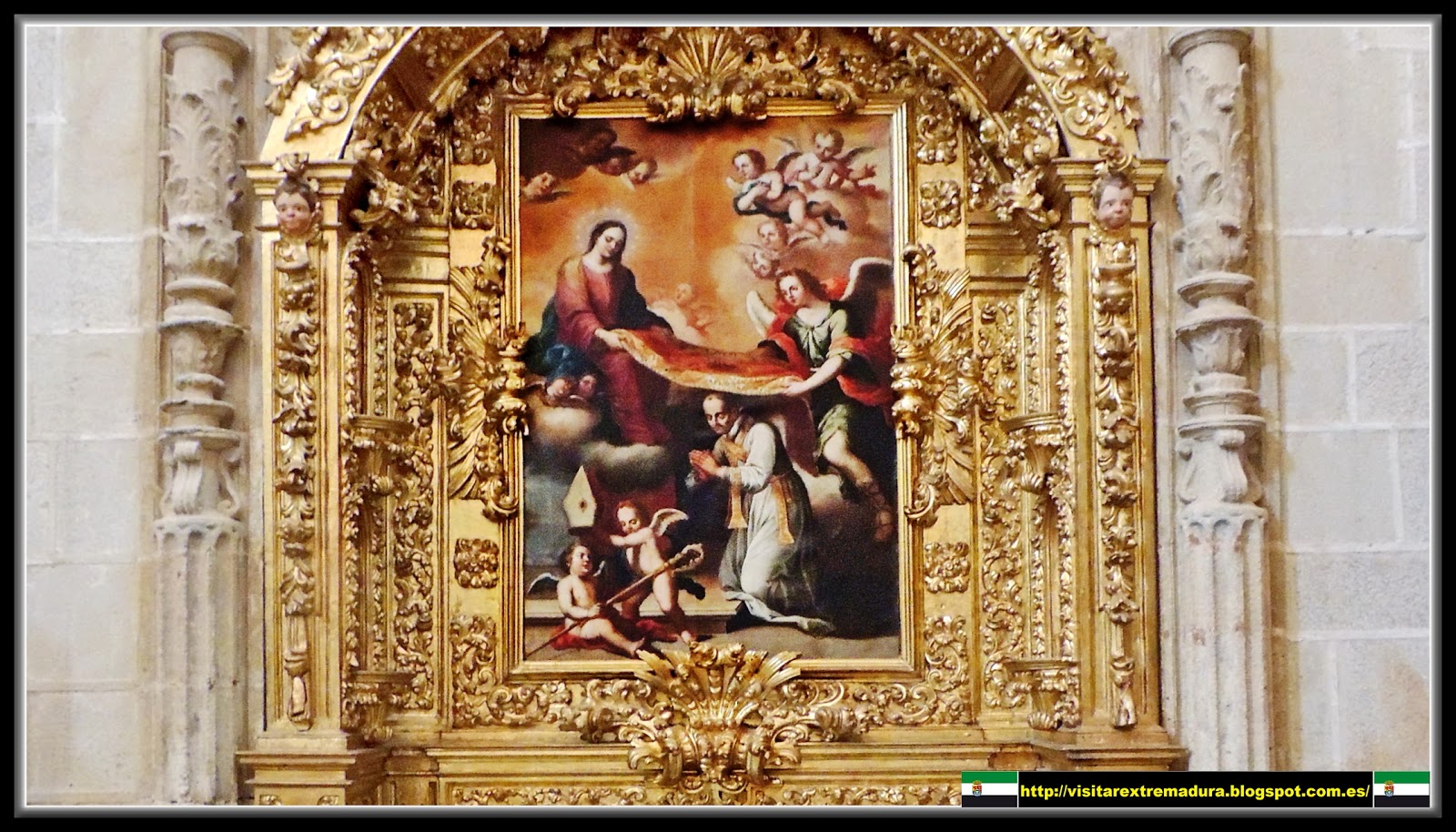 Coria. Catedral. Retablo de San Idelfonso.