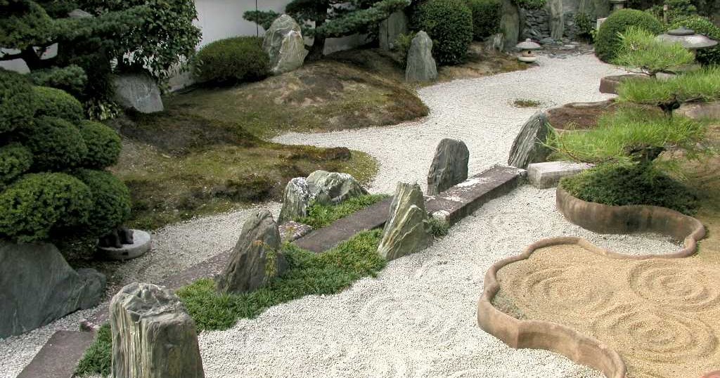 ARTE Y JARDINERÍA : KARE-SANSUI SEKEI-TEI. Jardín seco y jardín de piedra