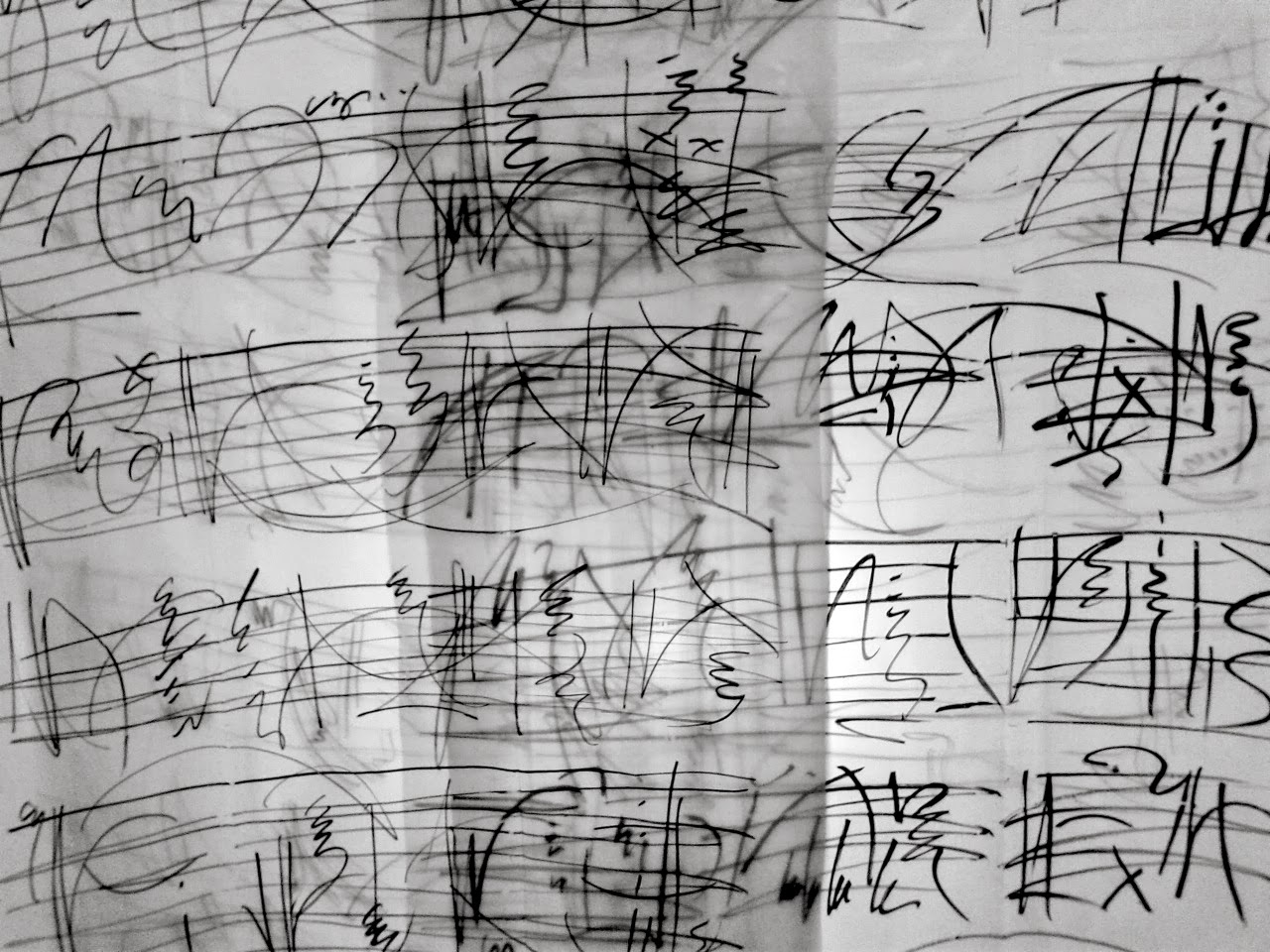 Out of the series „Music scores“ by Maria Tupay Duque