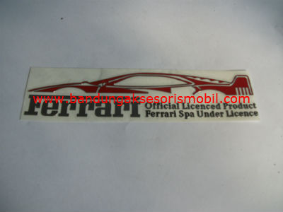 Emblem Alumunium 3M Besar 2 Warna Ferrari Emblem Alumunium 3M Besar 2 Warna Ferrari
