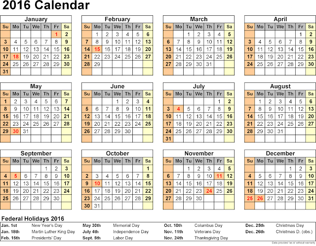 Blank Calendar 2016 Excel PDF Word, Printable Calendar 2016 Excel PDF Word,blank calendar template 2016, calendar 2016 pdf