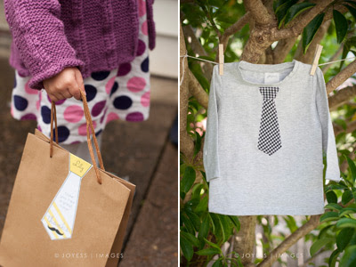 Joyess Designs Little Man birthday party goodie bags