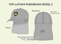 TOPI PASKIRAKA MODEL 2 = 45 BUAH