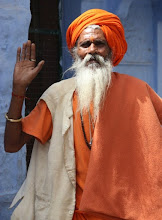 Orange turban, Jodhpur, India, April 2011