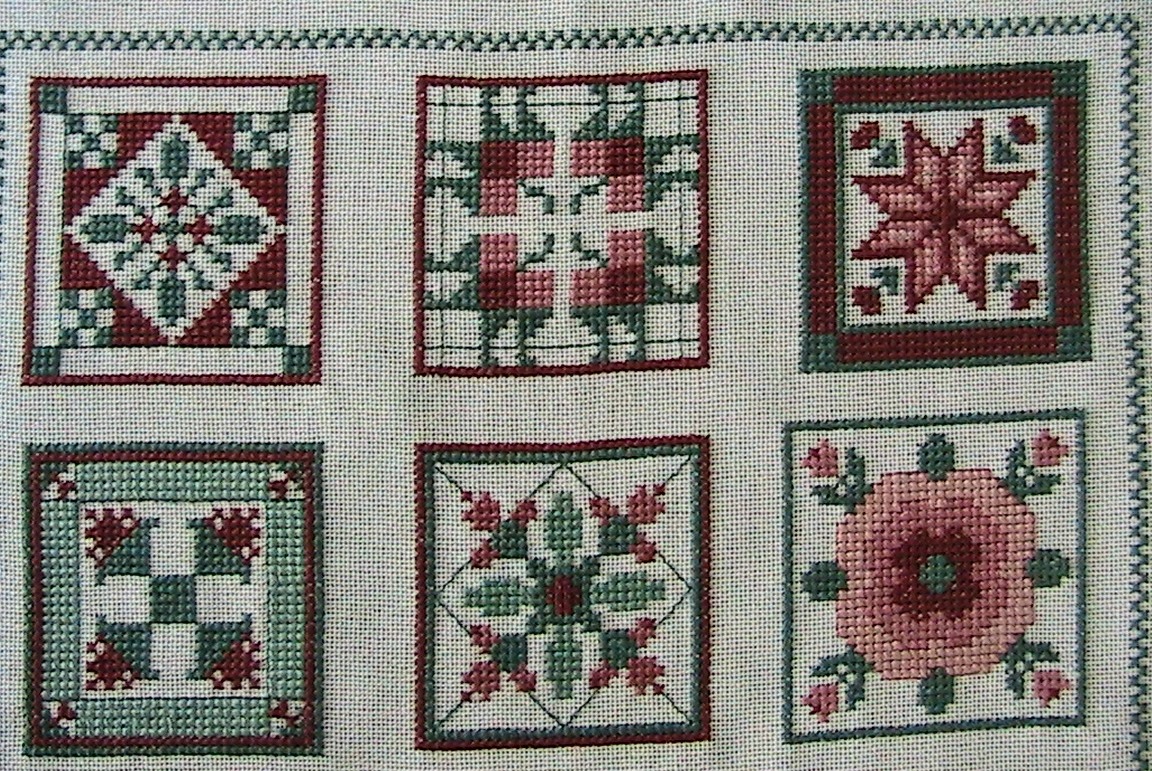Everyday Art Work Favorite Quilt Squares Cross Stitch