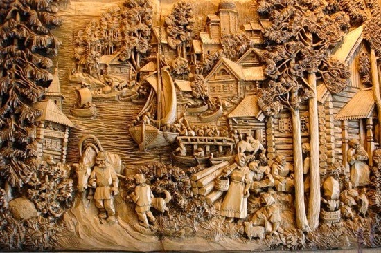 wood carving unique art that requires high expertise
