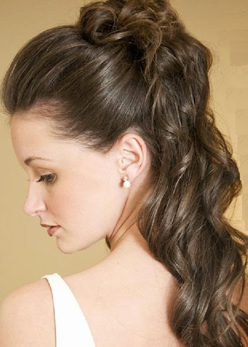 Half-Opgestoken ThePerfectWedding - half opgestoken kapsels