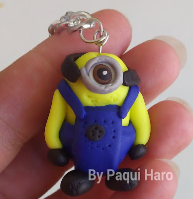 Llavero minion Llavero minion realizado de fimo