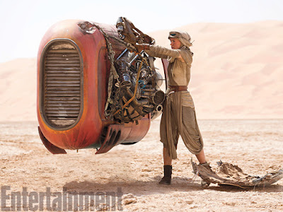 Star Wars The Force Awakens Daisy Ridley as Rey Entertainment Weekly Image