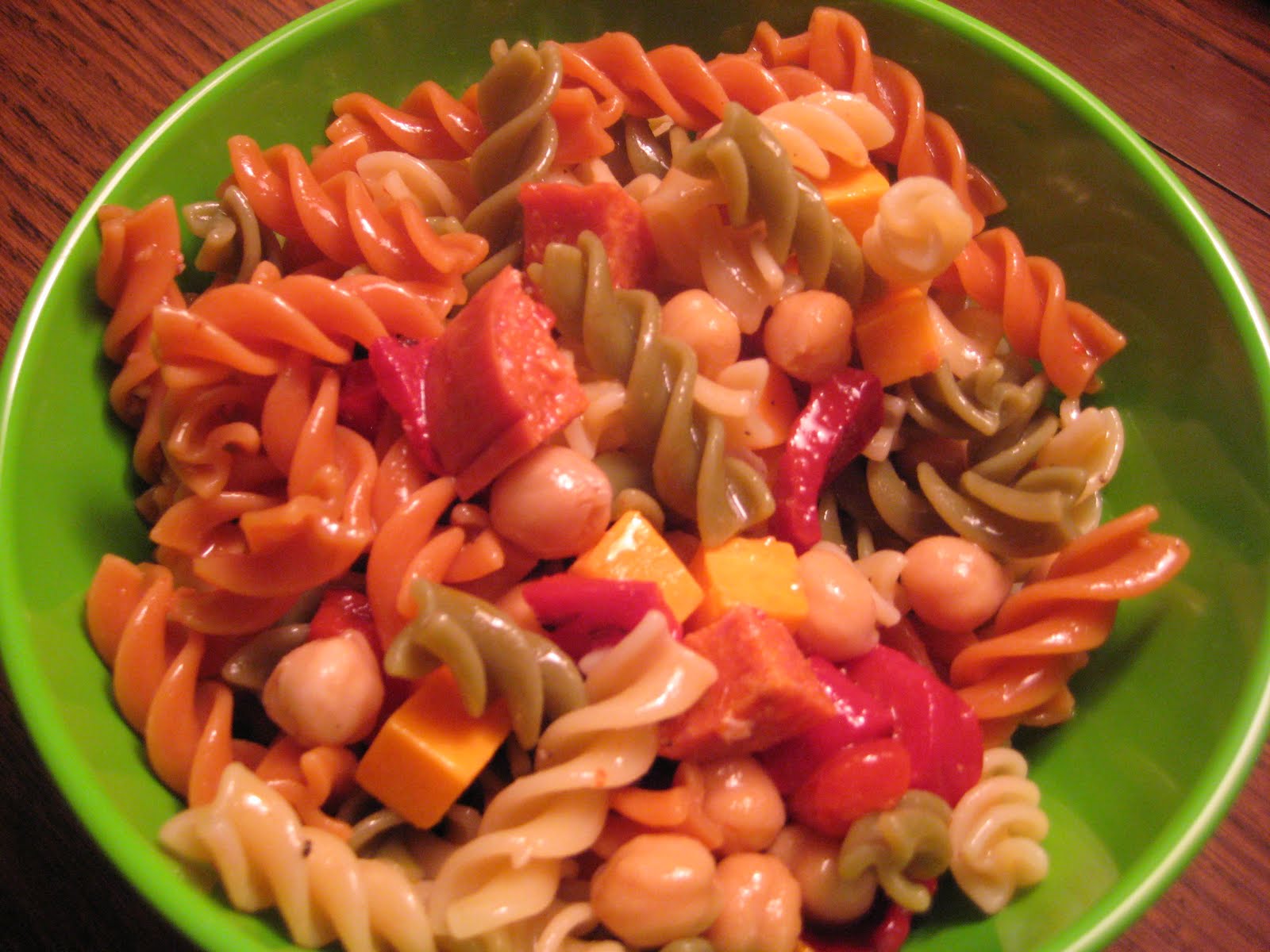 I'll Have Seconds Pasta Salad with Cheddar Cheese, Pepperoni, Roasted