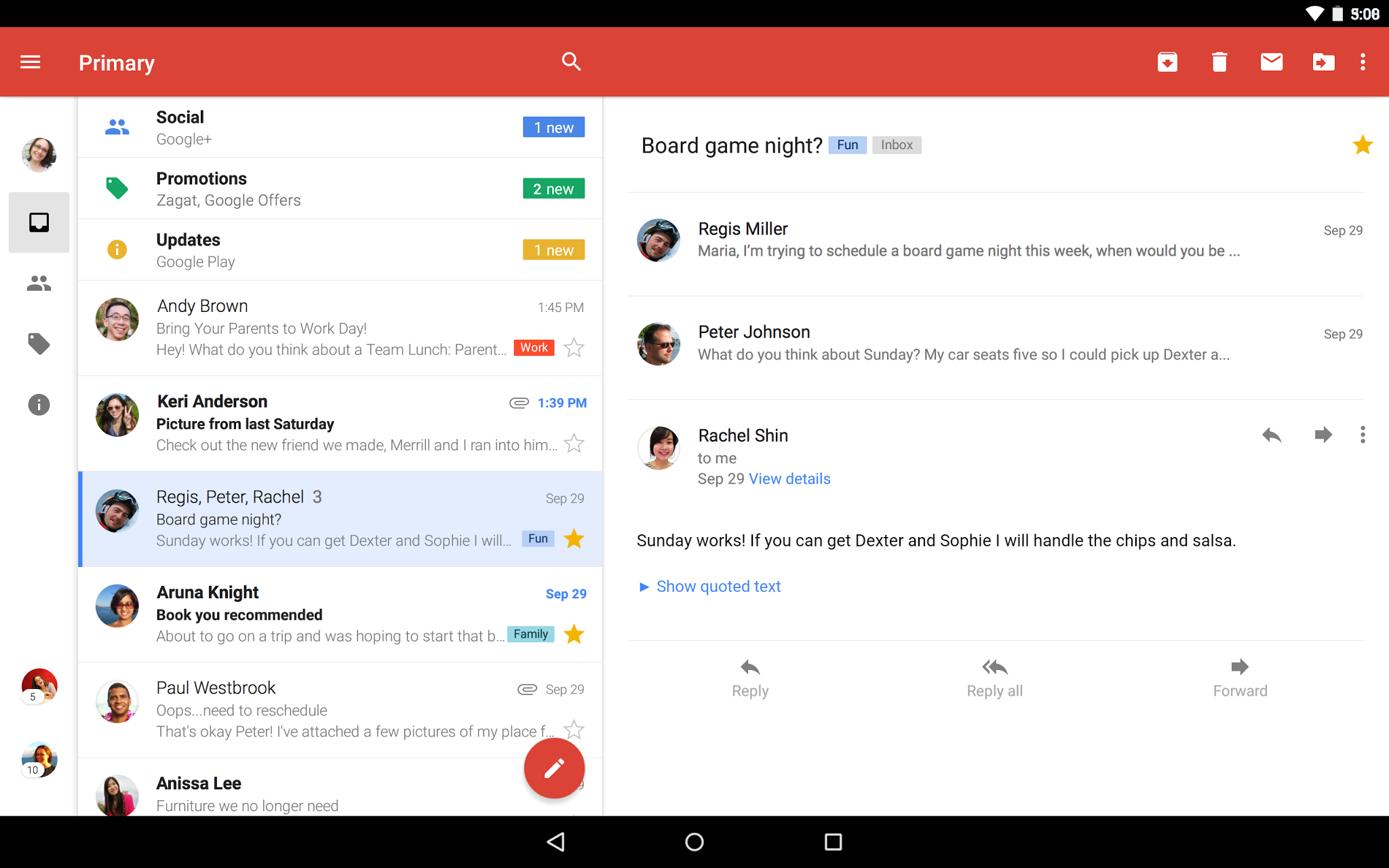gmail todoist android