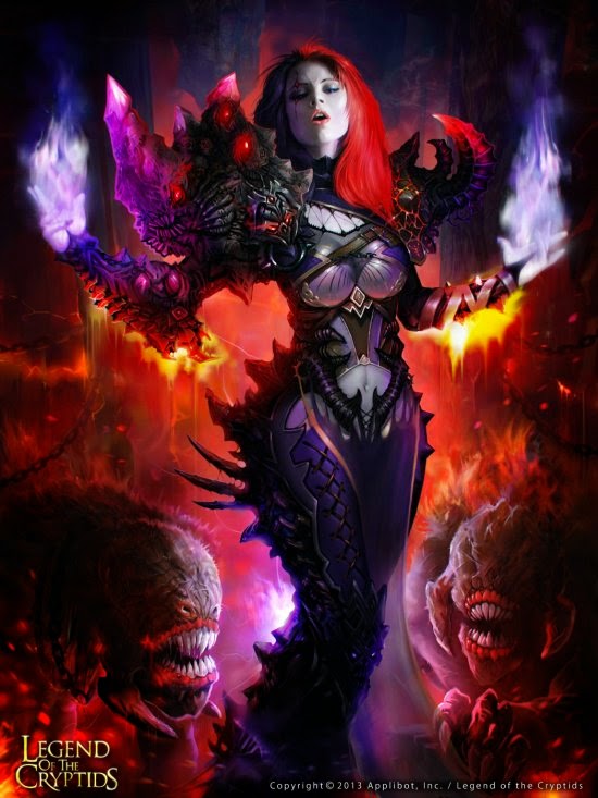 As incríveis ilustrações de fantasia sombria de Ivan Kashubo Ivan Kashubo kashivan deviantart ilustrações fantasia sombria monstros demônios criaturas