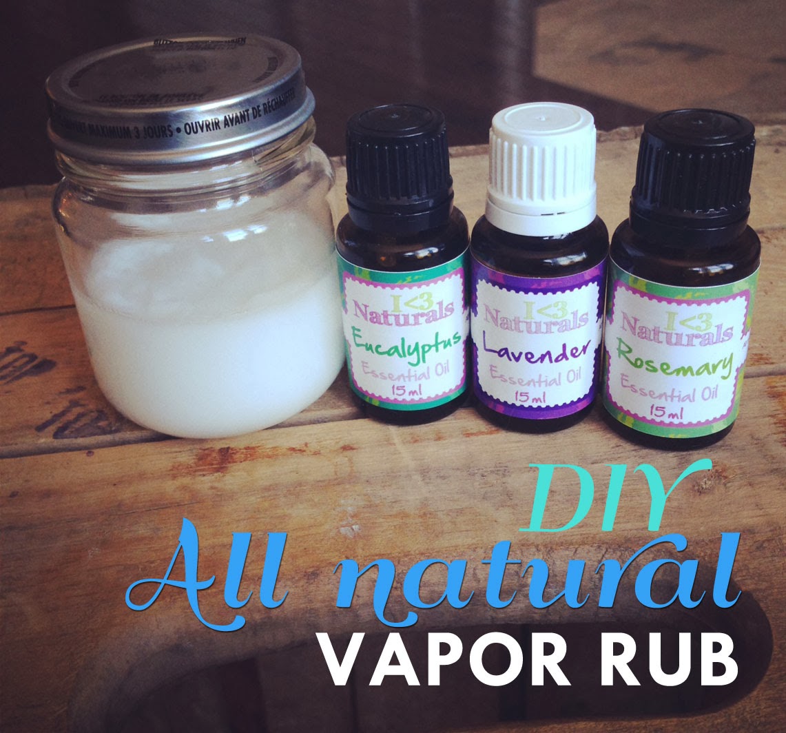 Little Miss Perfectionist DIY all natural vapor rub for babies and kids.