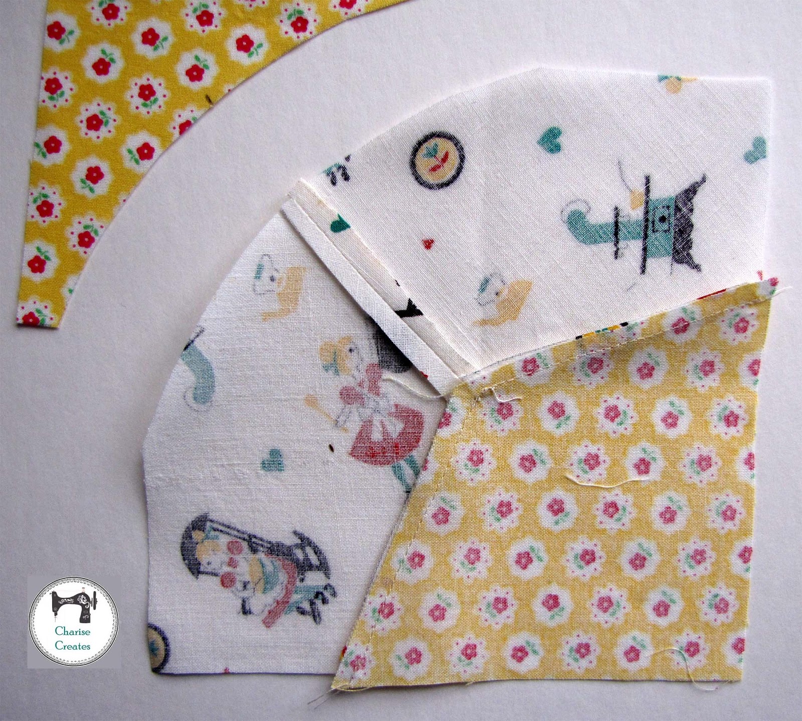 Charise Creates Vintage Block Quilt Along Block 2 Night and Day