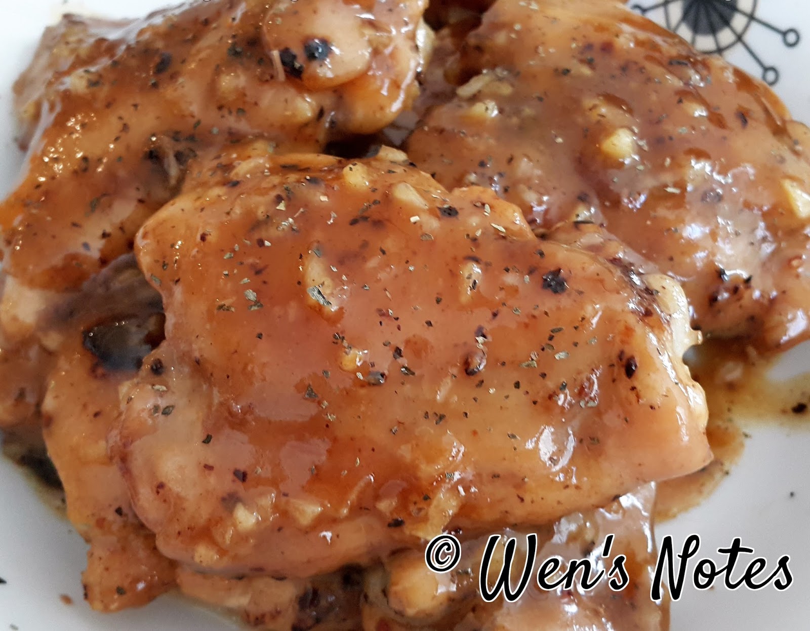 Honey Dijon Garlic Chicken Wen's Notes