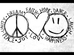 Paz Amor e felicidade