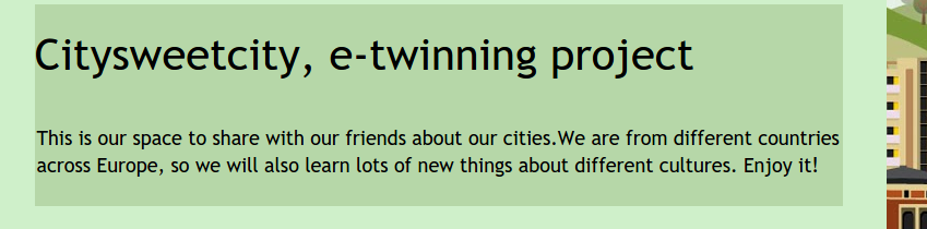 E-twinning project